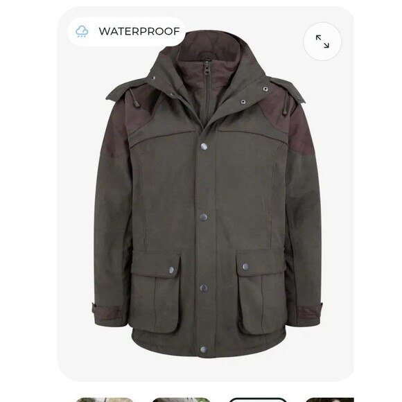 New Forest Performance Field Jacket-Moss Green-Hunting Outdoor (No Hood)-Sz Med